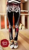 Legging de esqueleto 2 cores